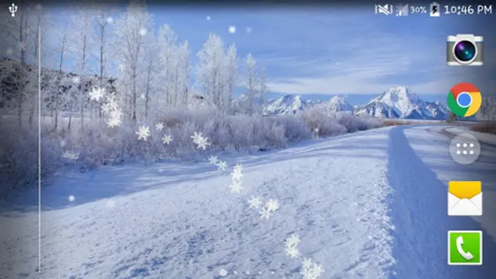 Snow live wallpaper android App screenshot 7